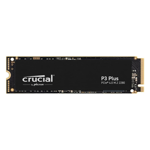 Crucial P3 Plus 4TB PCIe Gen4 3D NAND NVMe M.2 SSD, up to 5000MB/s - CT4000P3PSSD8